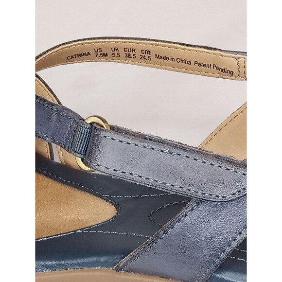 NWOT Naturalizer Catrina Spring Denim Blue Strappy Sandals Size 7.5M - Picture 10 of 13